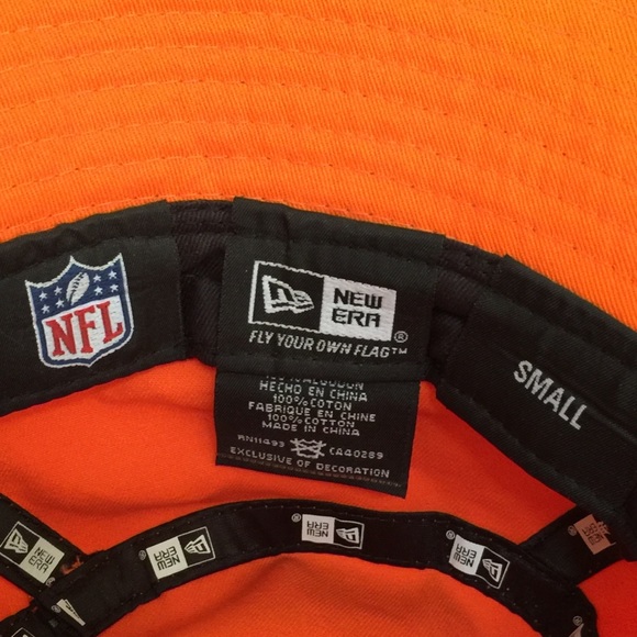 ▫️Denver Broncos New Era Orange Bucket Hat - Picture 8 of 12